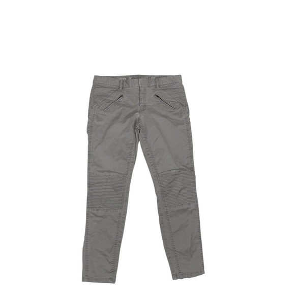 GAP Gray Khakis Skinny Mini Skimmer Size 8 - Picture 1 of 8